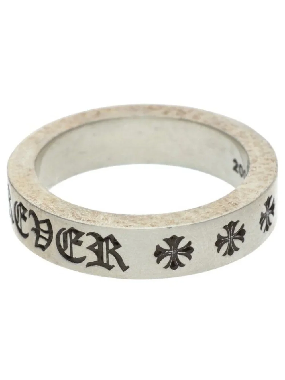 Chrome Hearts Spacer Forever Silver Ring